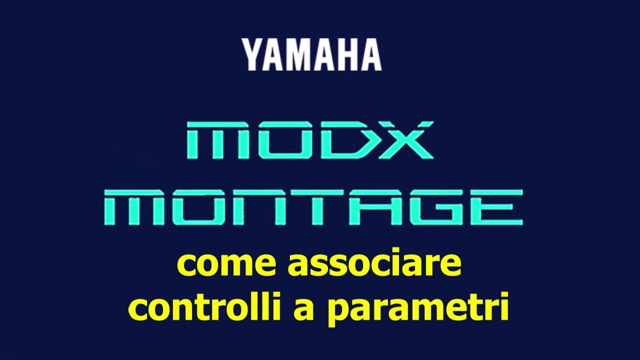 ModX/Montage: come associare controlli a parametri