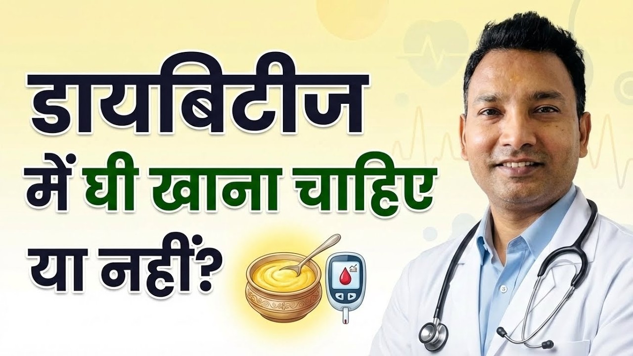 डायबिटीज में घी खाना चाहिए या नहीं? | Ghee & Diabetes | Dr Amit Kumar Sinha