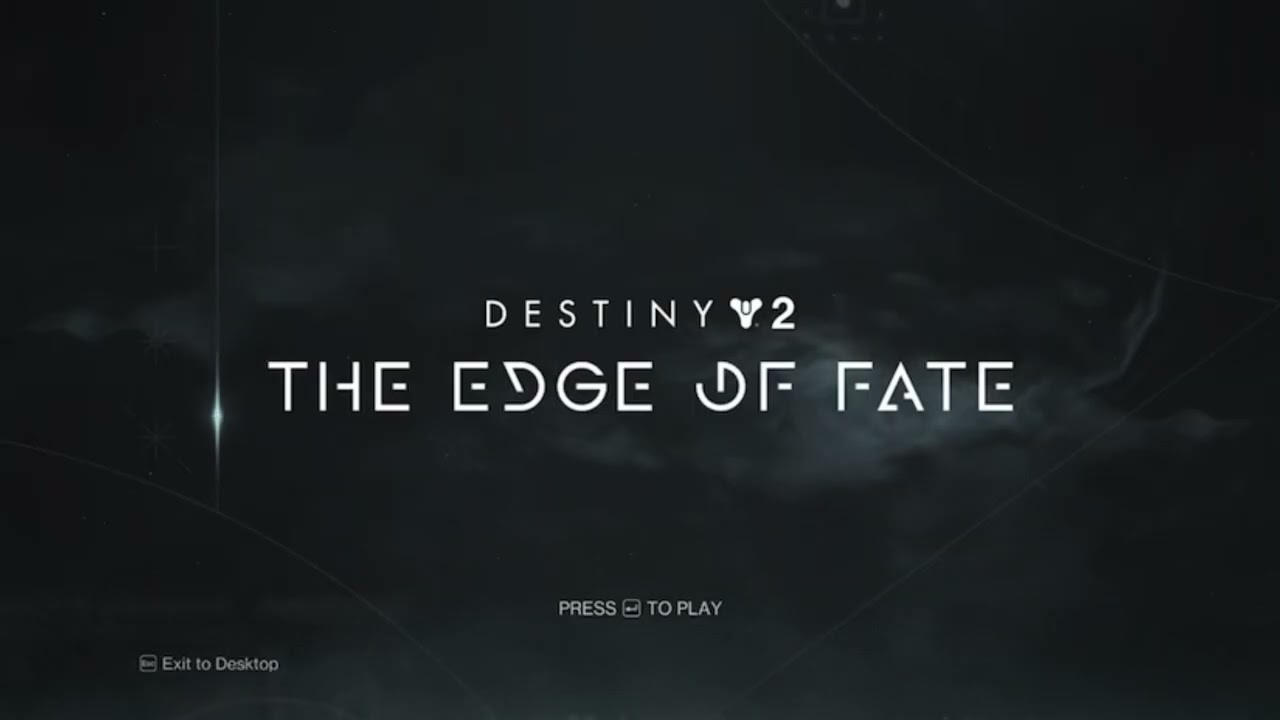 DESTINY 2 - THE EDGE OF FATE - Main Menu Ft. BANNERFALL CRUCIBLE OST