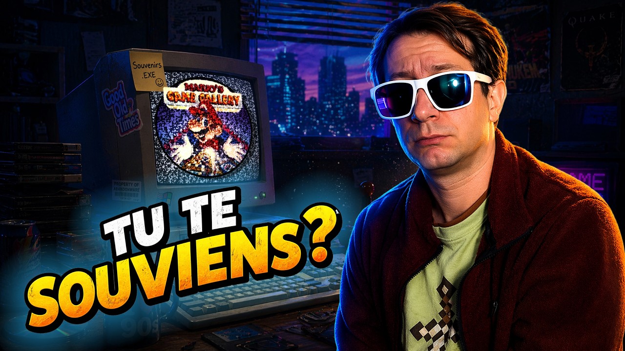 NOS TENDRES JEUX OUBLIÉS - 3D pinball Space Cadet, Monopoly, Mario's Game Gallery & co
