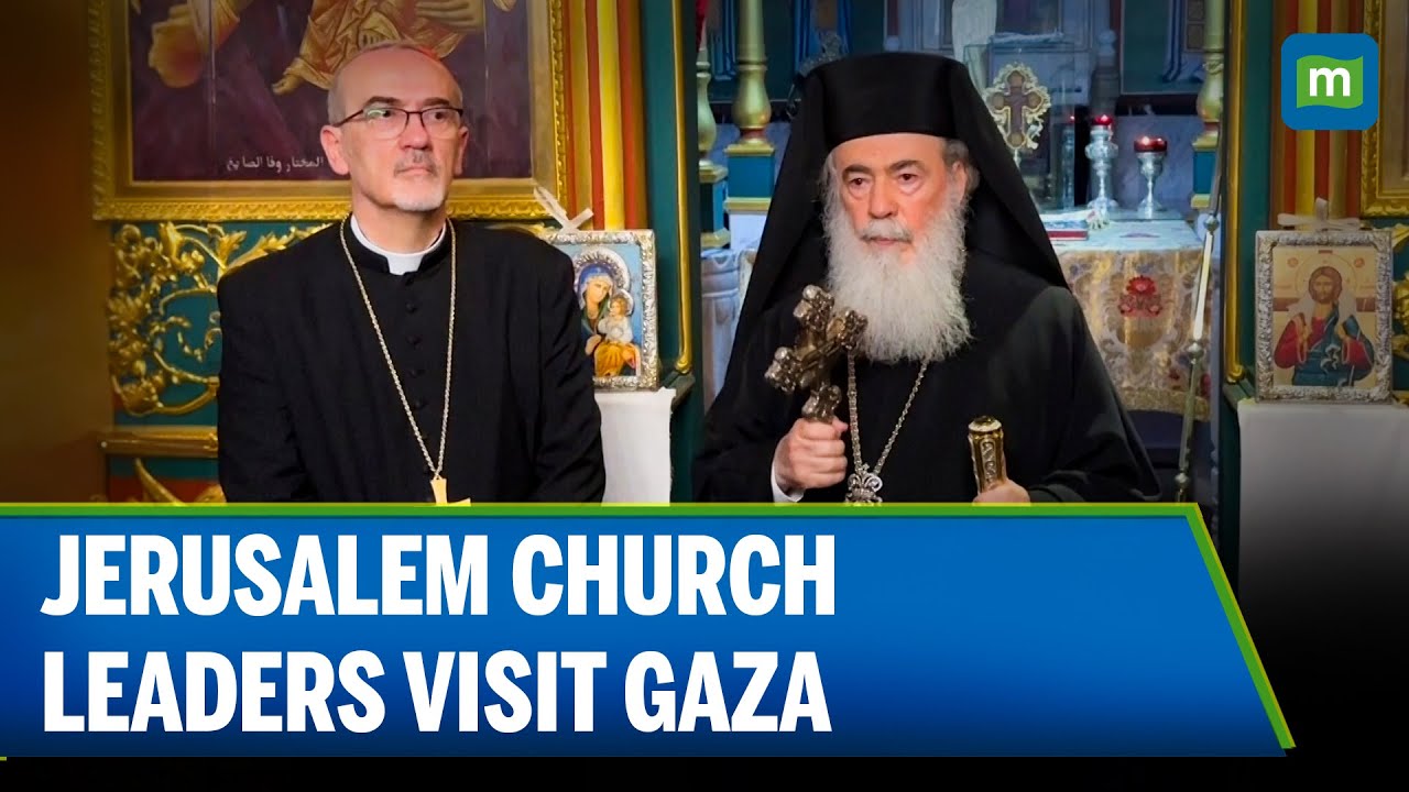 Jerusalem Church leaders visit wounded in Gaza city following Israeli strike on Catholic church