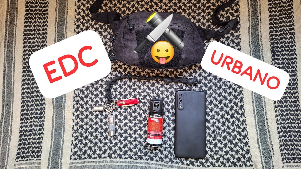 🔦🪛⛑️🕯¡EDC URBANO! Que llevo cada día. Riñonera HELIKON-TEX.
