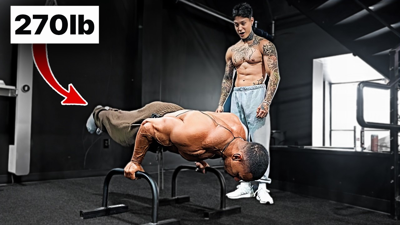 Body Builder VS Calisthenics | 90 Degree Pushup Ft Larry Wheels