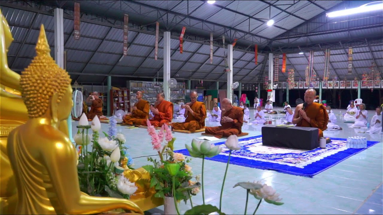 ร่วมกันทำวัตร สวดสาธยายบทพระธรรม  วัดดอนกู่ บ.หนองนกเขียน ต.โนนทอง อ.หนองเรือ จ.ขอนแก่น