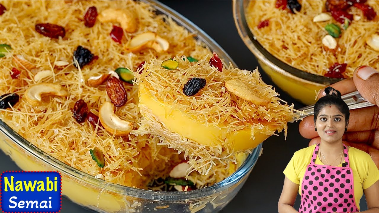 சேமியா வைத்து ஈஸியான சூப்பர் ஸ்வீட்😋 | Semiya Sweet | Semiya In Tamil | Eid Special Nawabi Semai