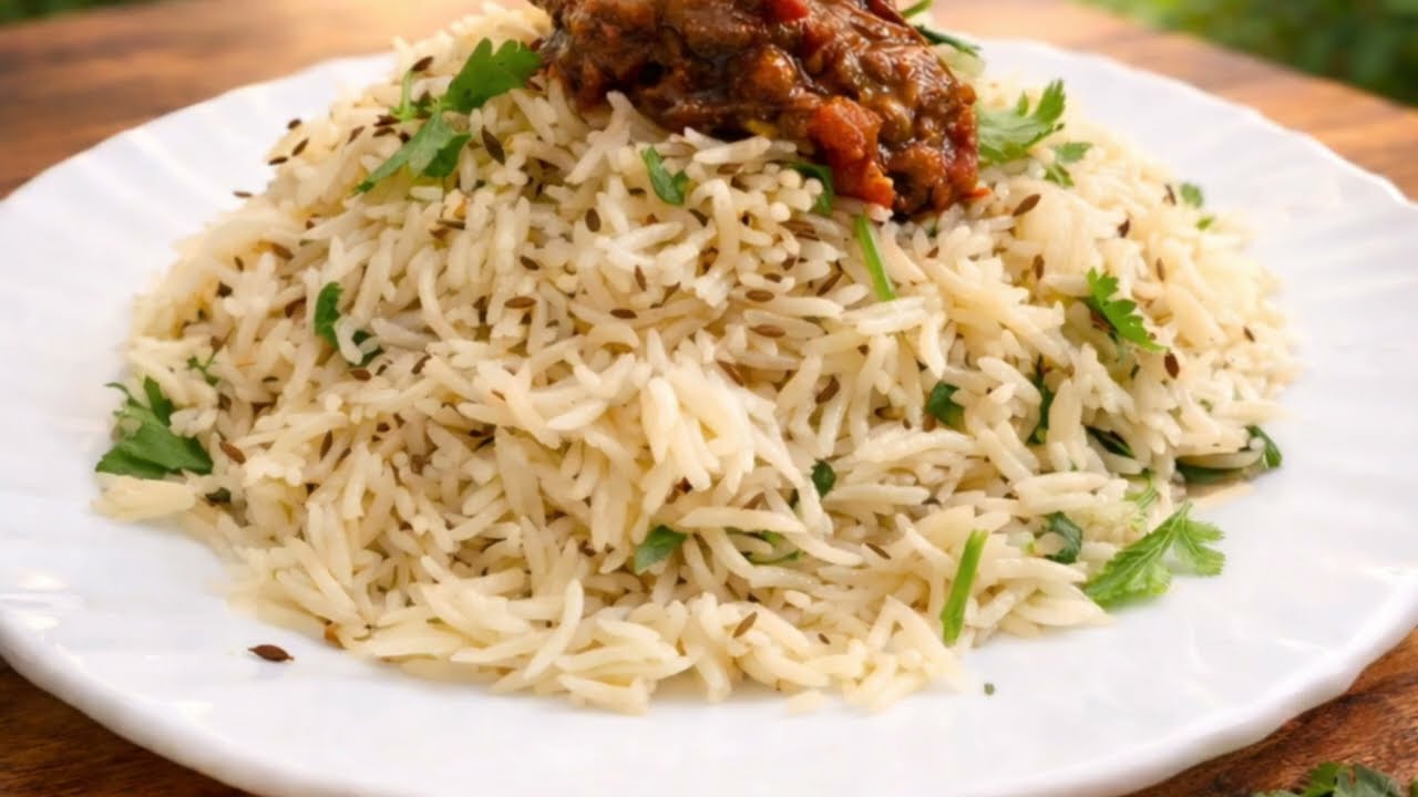 ജീര റൈസ് /Perfect Jeera Rice/Cumin Flavoured Rice/Iftar special Jeera Rice