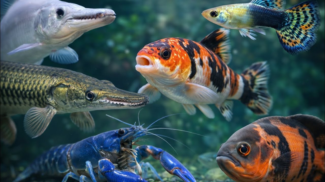 ഇതൊക്കെയാണ്എന്റെമീൻകളഷൻസ് #MyFishCollection#ExoticFish#AquaticLife#FishLovers