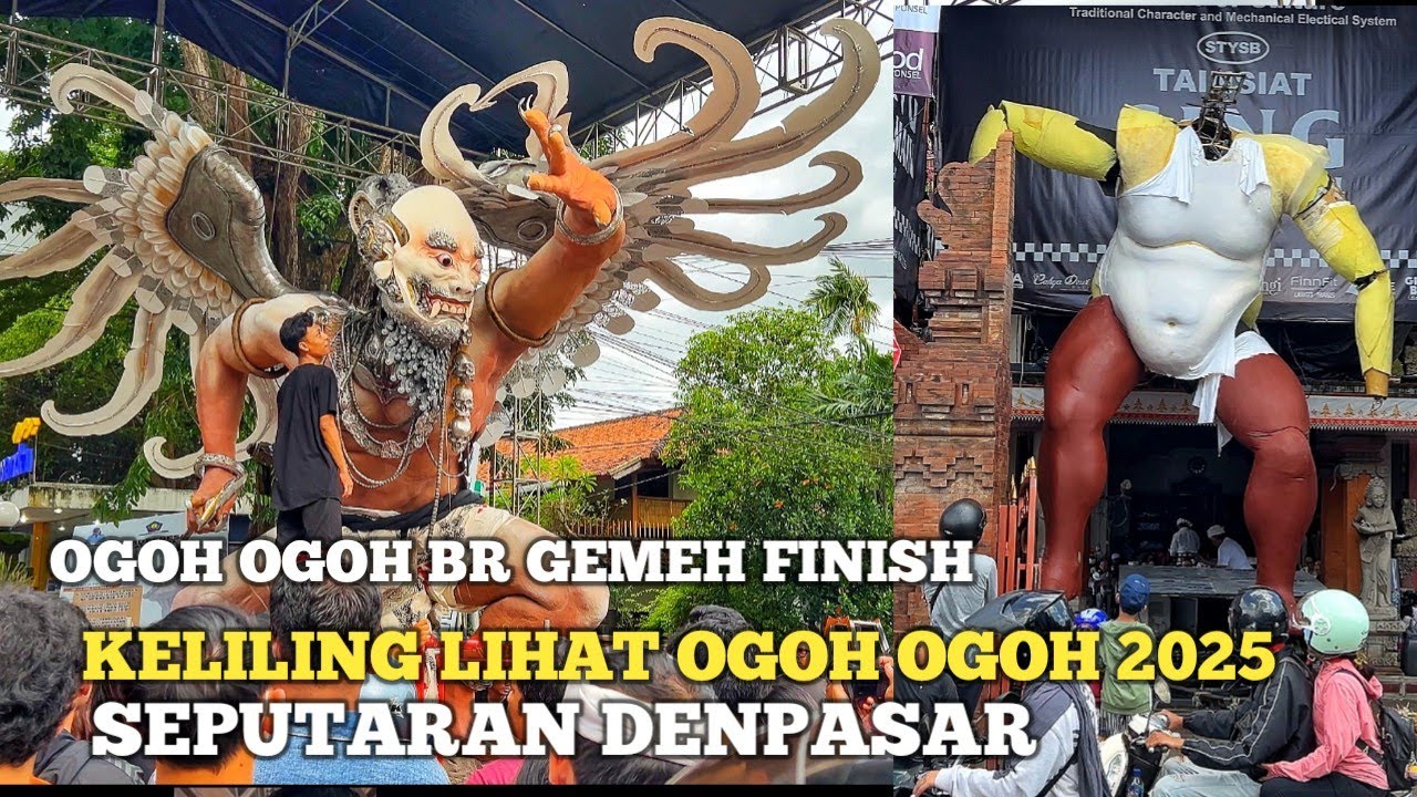 VLOG KELILING LIHAT OGOH OGOH DENPASAR 2025