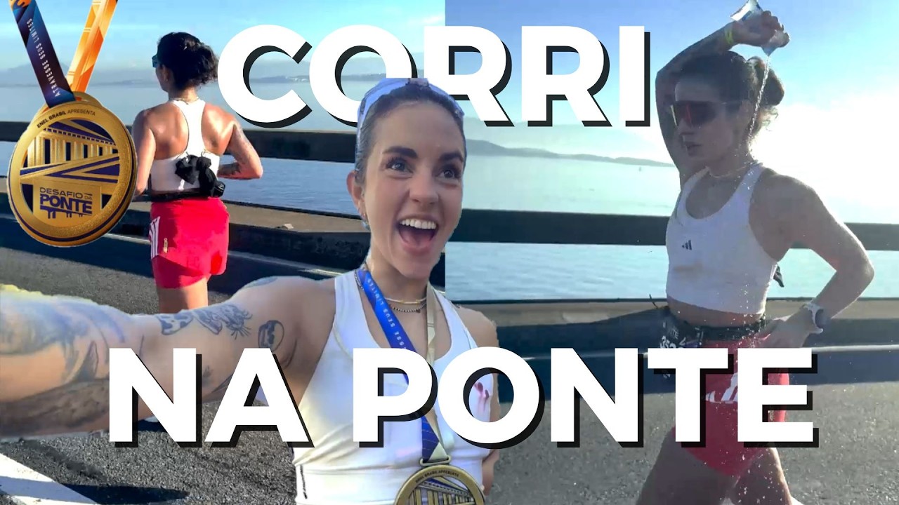 DESAFIO DA PONTE | Como eu me arrumo para provas, correndo uma meia maratona