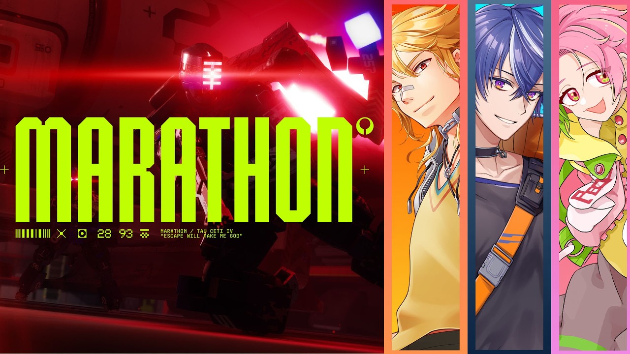 【Marathon】俺らはランナー w/夢咲刻夜、藍月すりっぷ【桃井ぴーち】