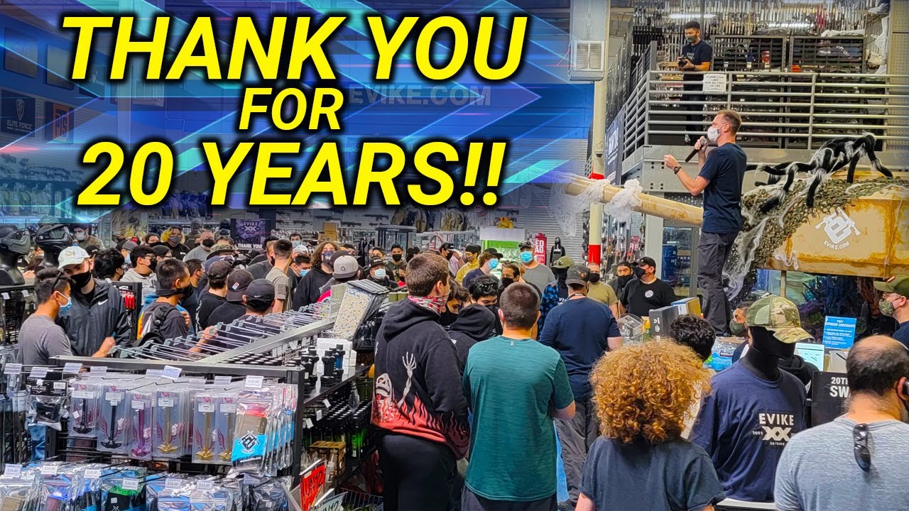 Thank You For Celebrating 20 Years with Us! - Evike.com 20th Anniversary