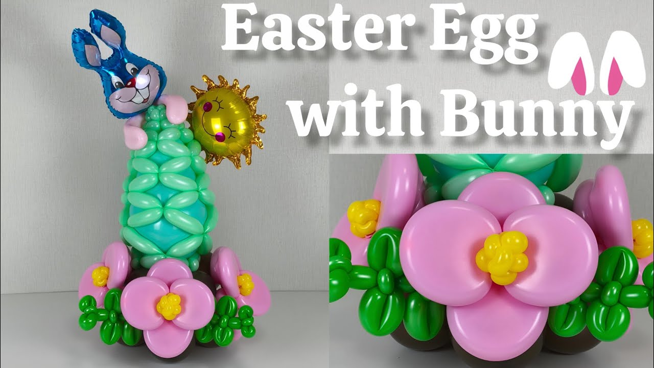 DIY Easter Bunny Balloon 🐰 Easy Egg Decoration Tutorial