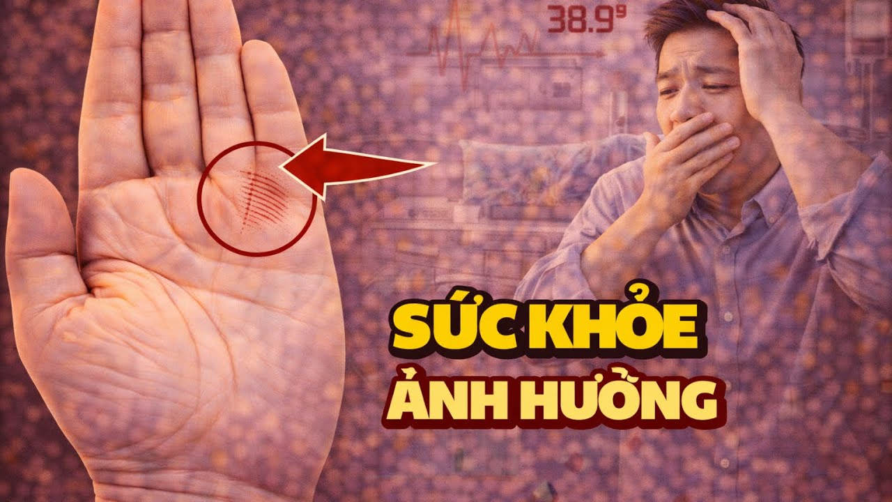 Đường sinh mệnh có vân tay ngược – Tình trạng sức khỏe dễ bị ảnh hưởng.
