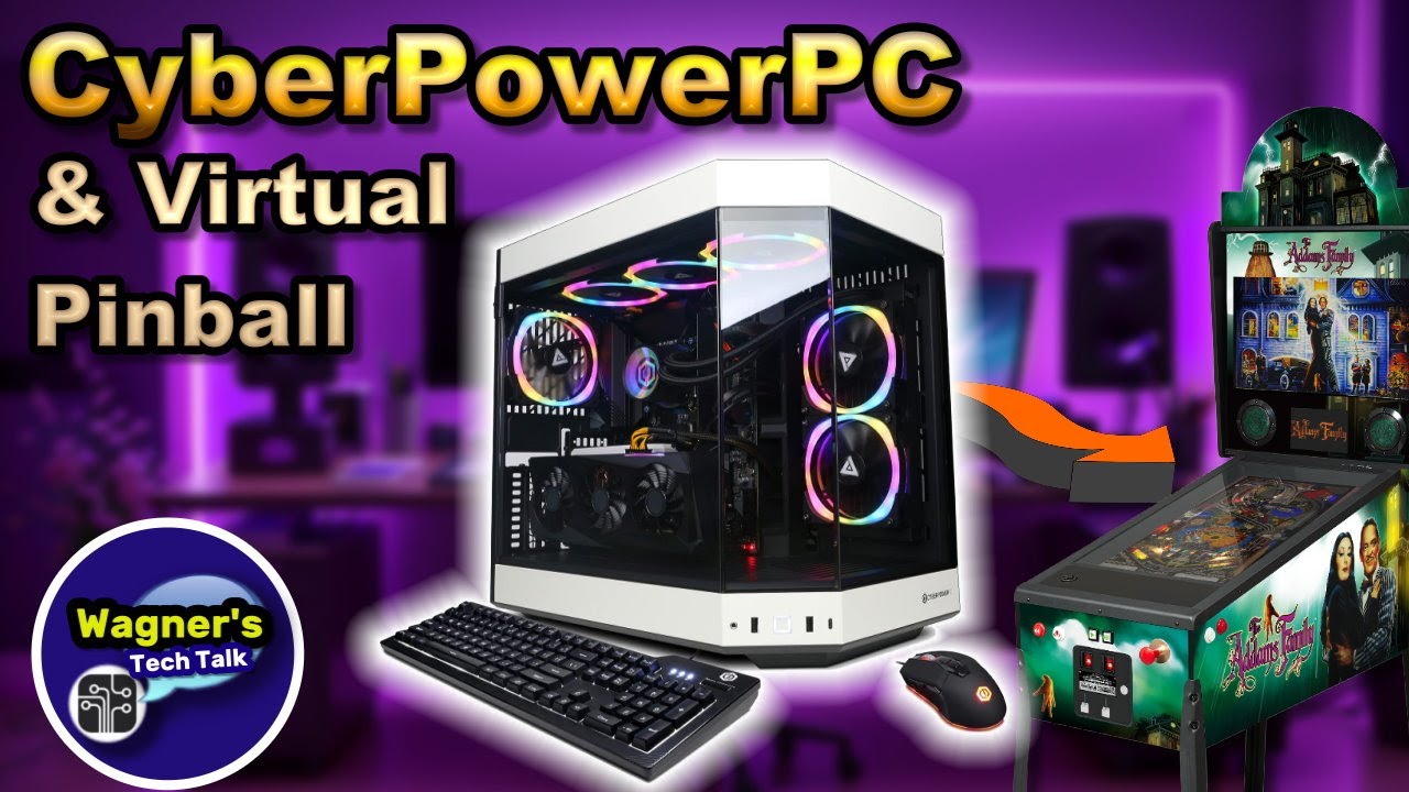 CyberPowerPC Gamer Xtreme VR Gaming PC on the Legends Pinball 4K (OTG)