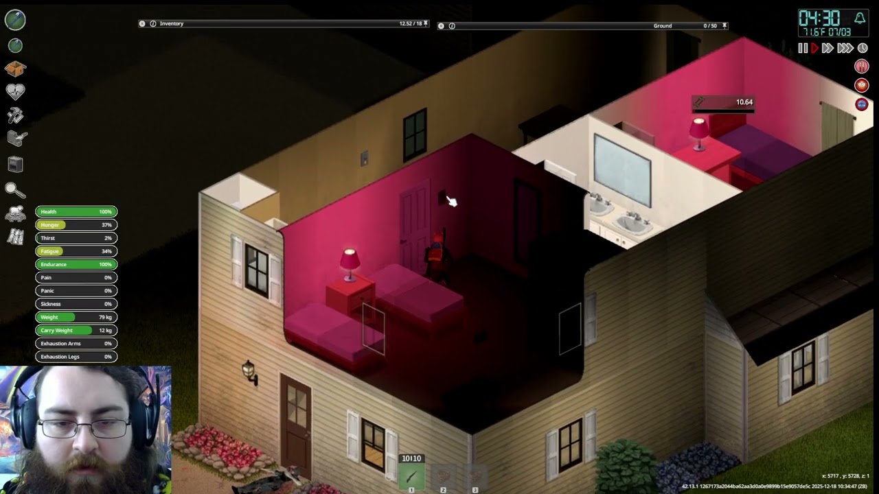 How far can this start last? Project Zomboid Year Survival Challenge! Build 42 Vod 44