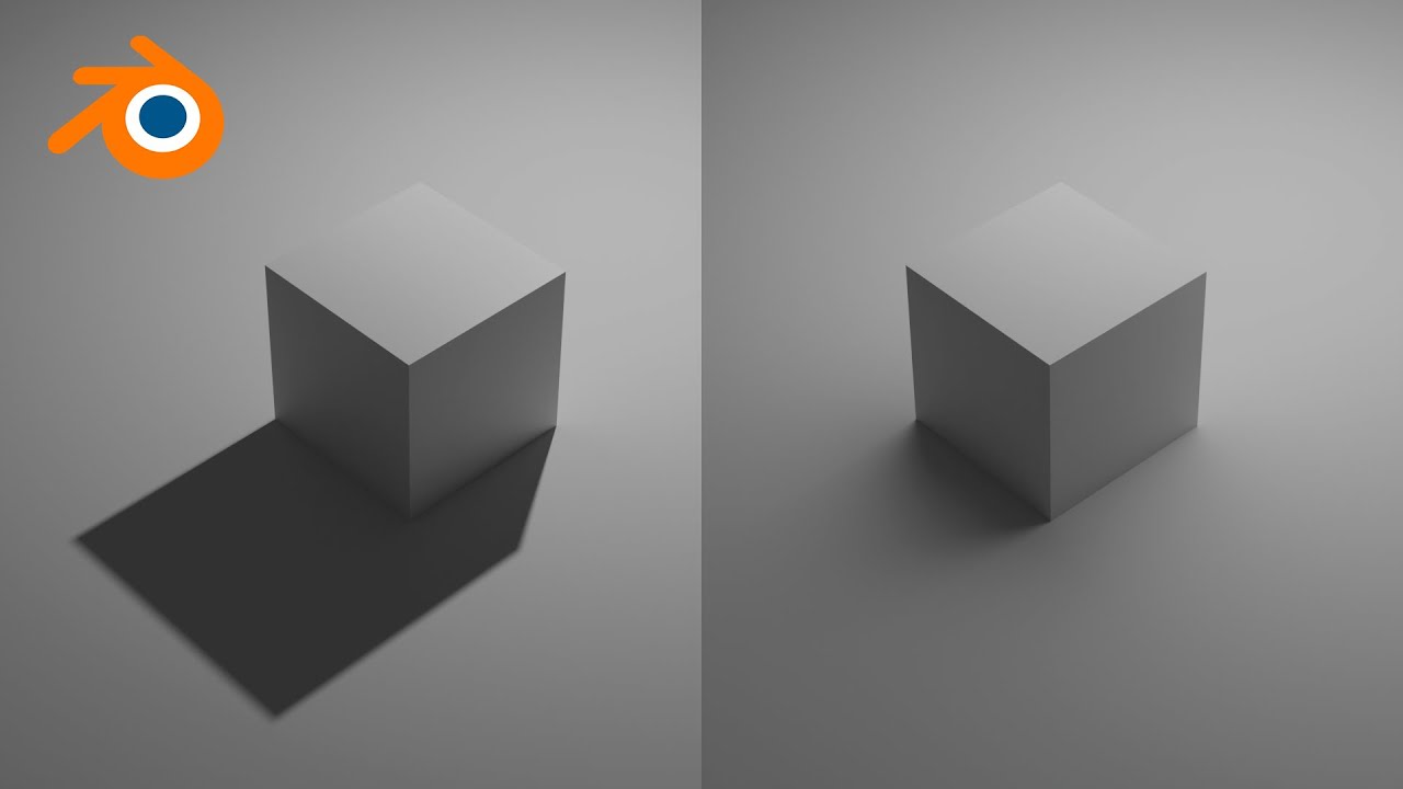 LUZ DURA vs LUZ SUAVE y Tipos de LUCES en Blender