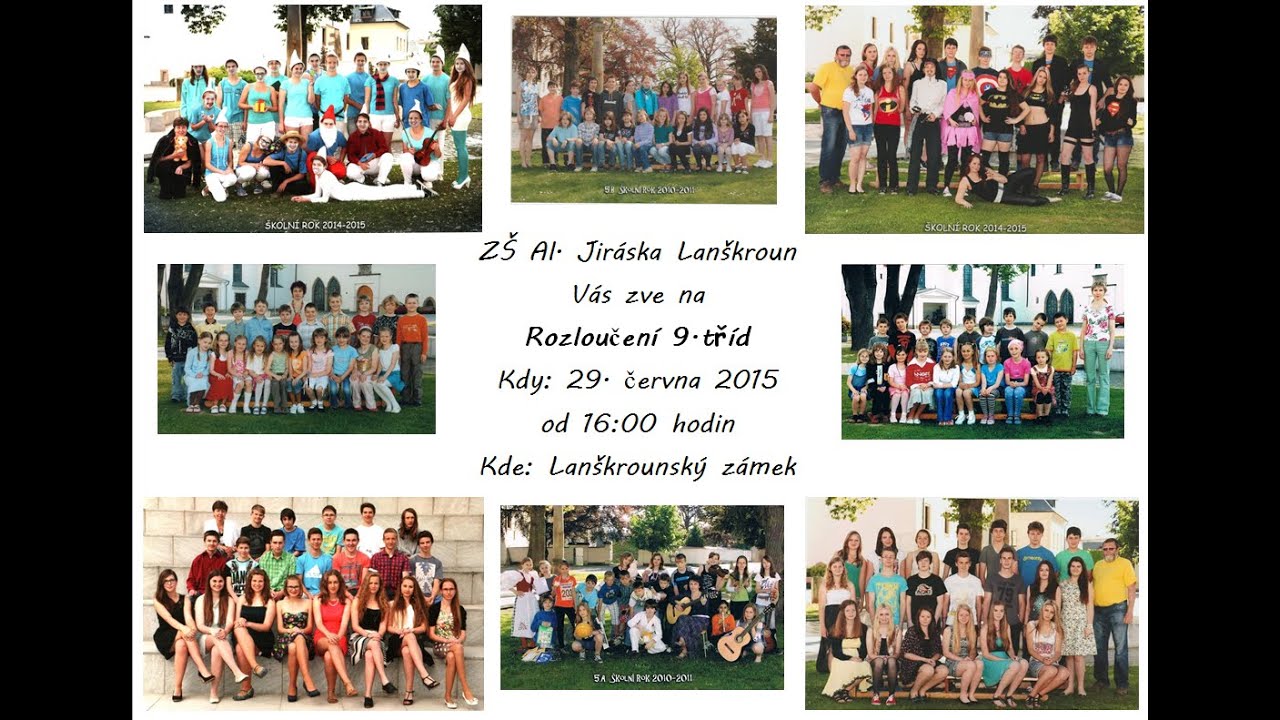 Rozlučák ZŠ A. Jiráska Lanškroun 2015