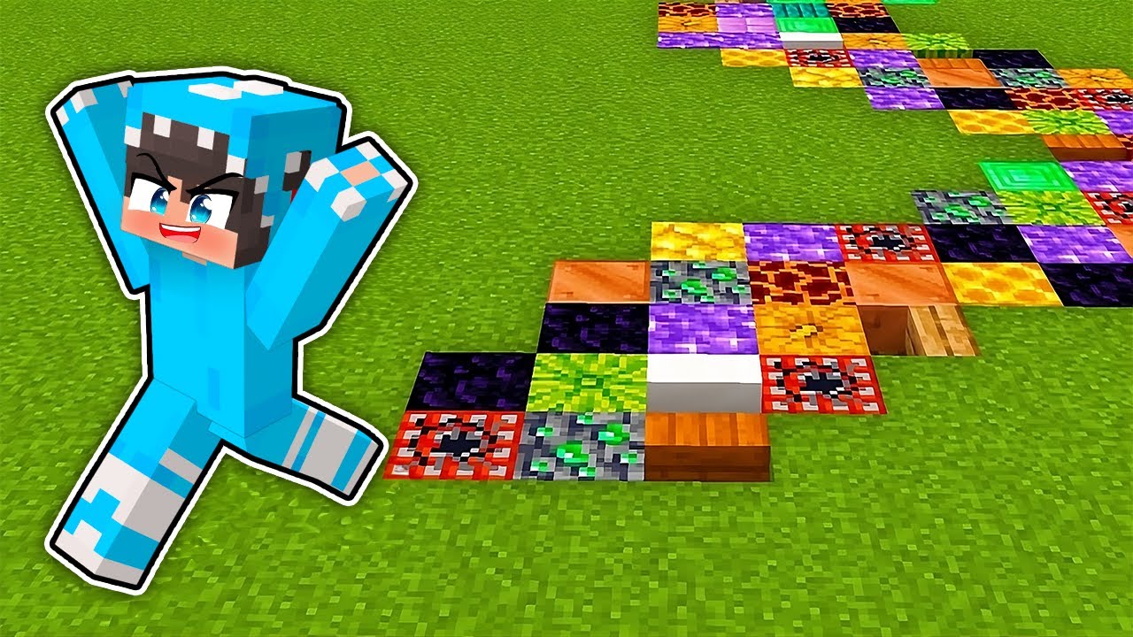 MINECRAFT, ALI HODANJE STVARA RANDOM BLOKOVE!
