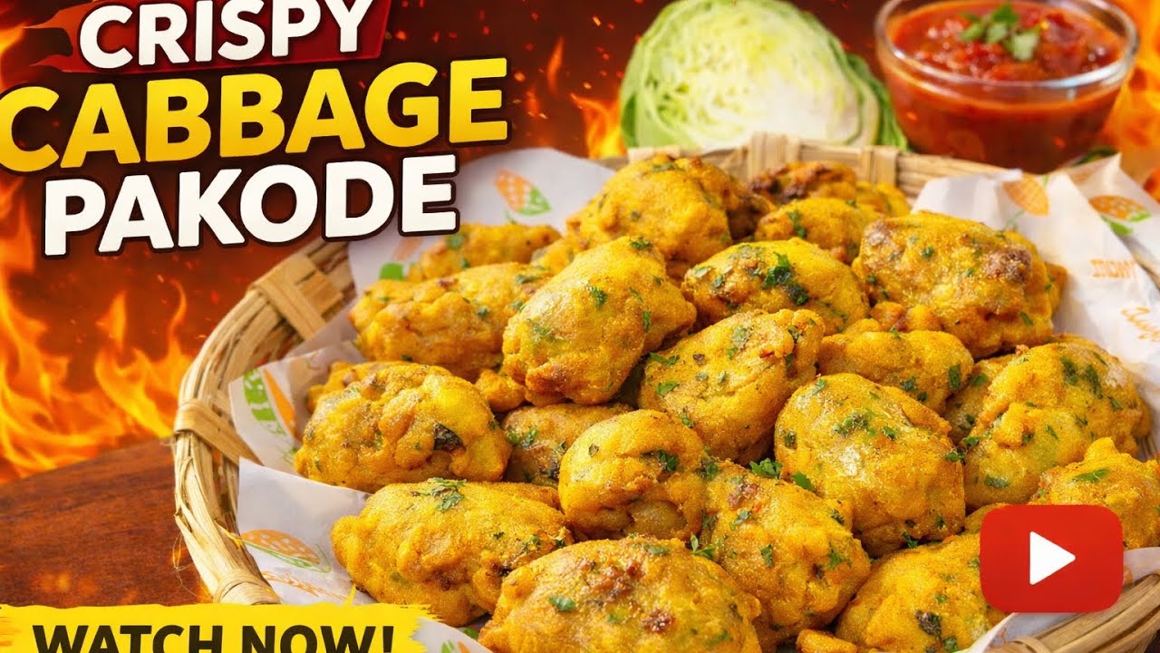 जब अचानक से मेहमान आ जाए 😧तो उन्हें ये 5 min में बने बाले पकौड़े खिलाओ😋#cabbage #recipe #trending 