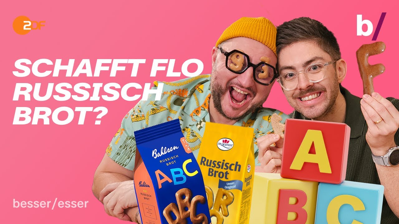 Russisch Brot Challenge: Flo backt sich das Alphabet