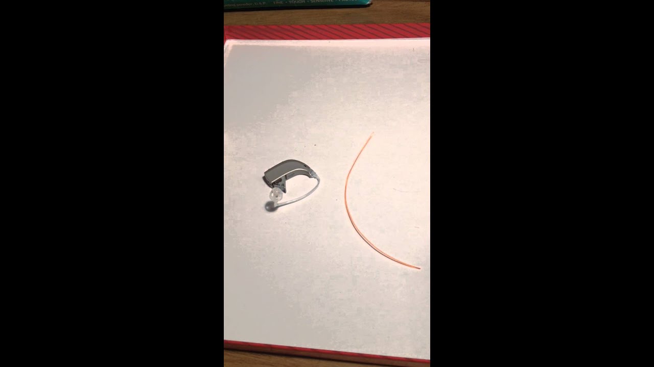 How to clean the tube of an NHS hearing aid