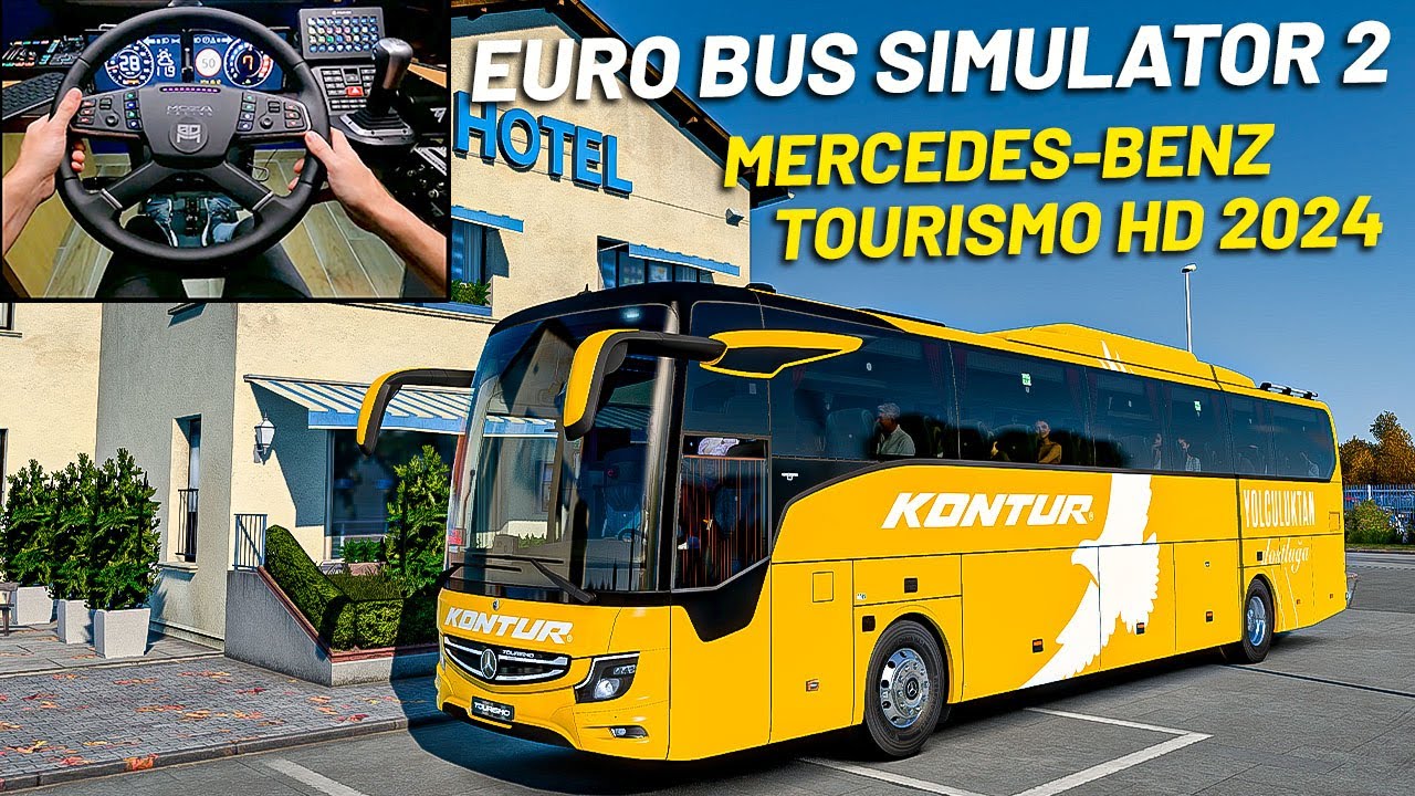 🚌 EURO BUS SIMULATOR 2 - MERCEDES-BENZ TOURISMO HD 2024 (Euro Truck Simulator 2 - ETS2)