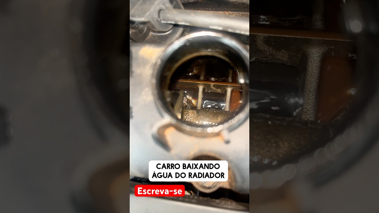 Carro baixando &aacute;gua do radiador #carro #revisao #oficina #agua #radiador #baixando