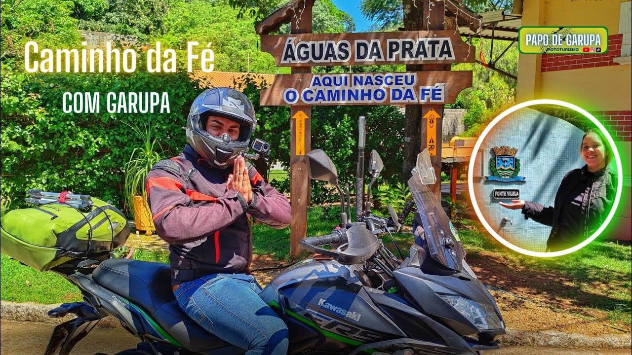 Caminho da Fé de Moto com Garupa, rota dos peregrinos PROMESSA É DIVIDA
