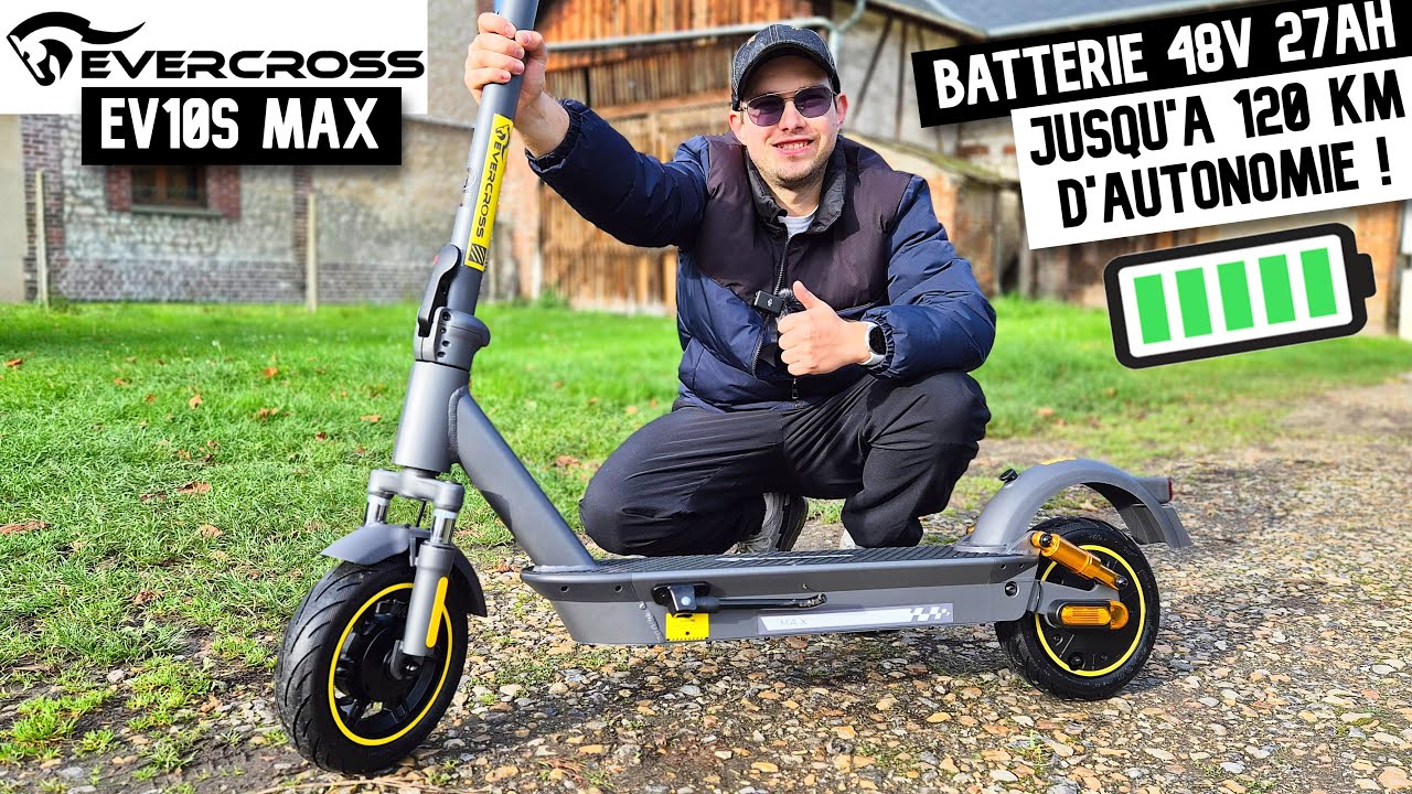 Evercross EV10S Max : Cette TROT a une Autonomie de Malade ! 😱 - Déballage et Test Complet !