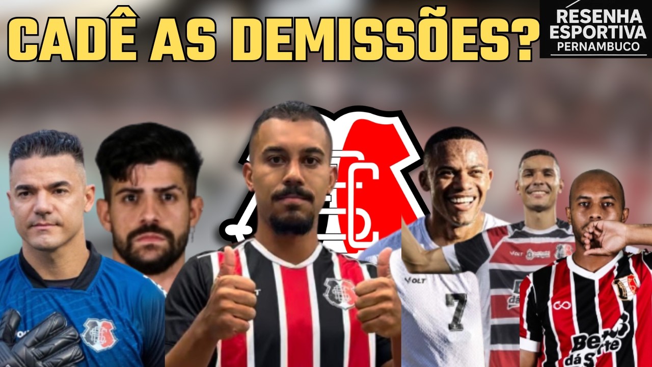 CADÊ AS DEMISSÕES NO SANTA CRUZ? TEM MUITO JOGADOR RUIM QUE PRECISA IR EMBORA.
