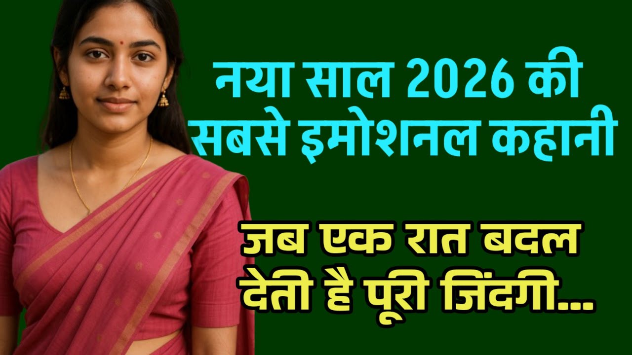 2026 में हर कोई जो यह कहानी देखे, न्यू ईयर पार्टी में |Heart Touching Story Hindi | Hindi Story 2026