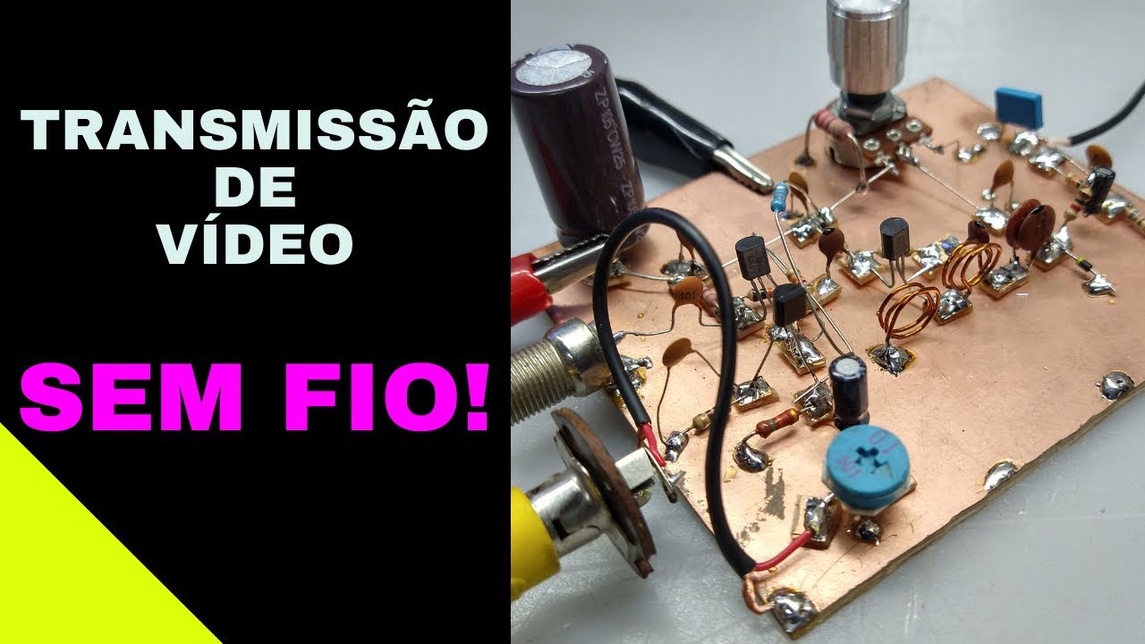Montagem de um Transmissor de Vídeo usando Transmissor de FM (VHF)!