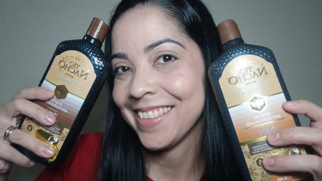 Resenha Shampoo e Condicionador 👵👴 Antigrisalho 🖤 TIO NACHO