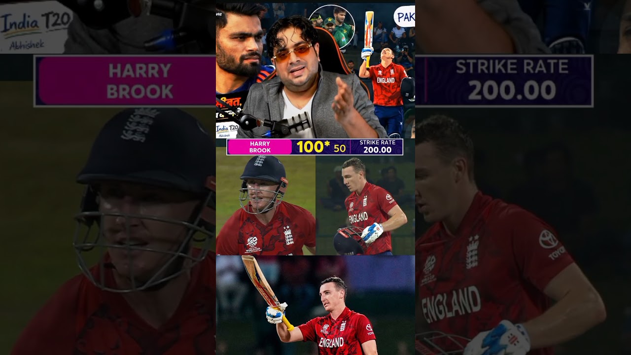 Harry brook 100(50)🔥|PAK vs ENG | #t20worldcup2026