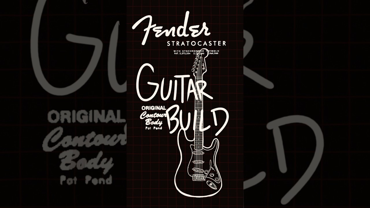 🎸Strat Guitar Build✨, #guitar #guitarbuilding #strat #shopproject #fyp #woodworking