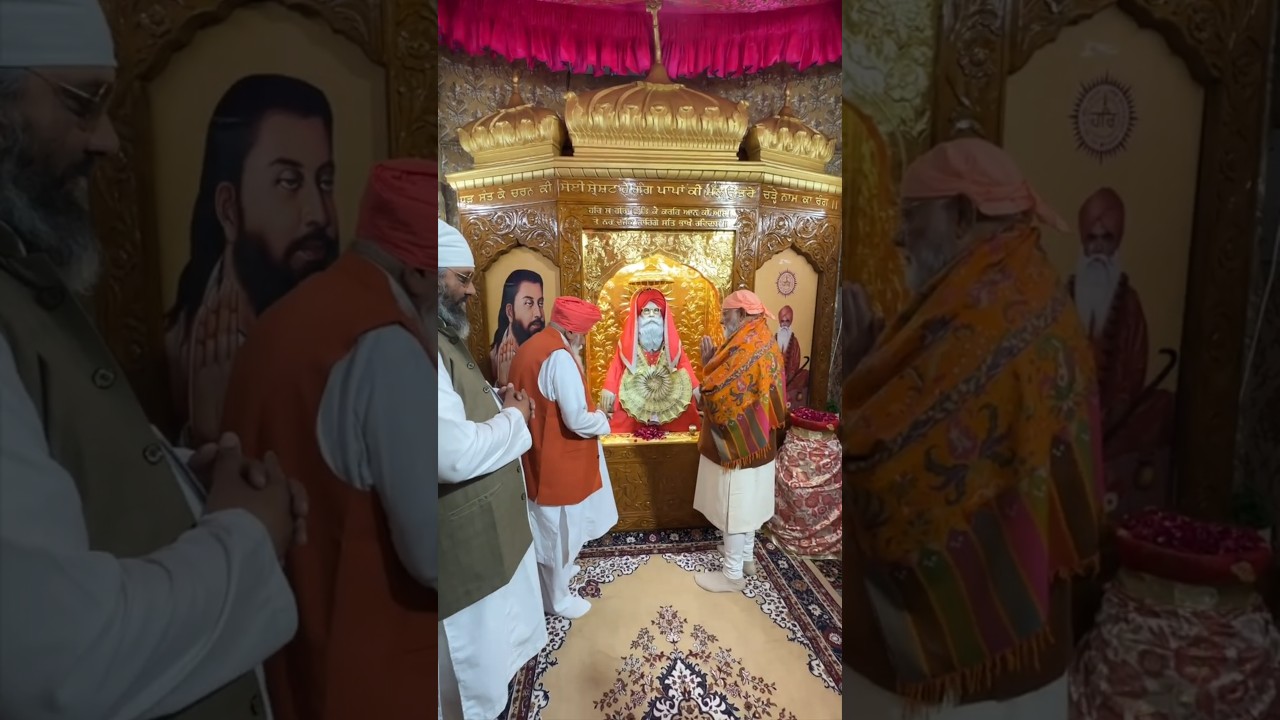 PM Modi prays at Dera Sachkhand Ballan on the Jayanti of Sant Ravidass Ji