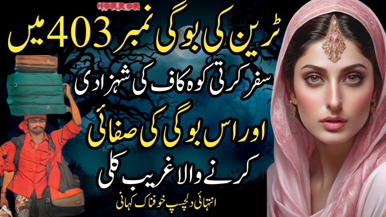 Train Ki Bogi Number 403 Mein Safar Karti Khoekaf Ki Shazadi Aur Is Bogi Ki Safai Krnay Wala ghreeb