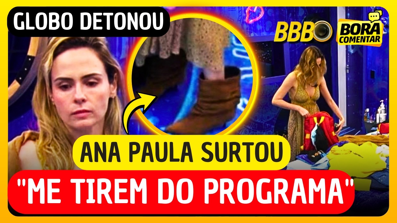 😱🚨BBB26 URGENTE! Ana Paula EXPULSA?! Ela SURT0U e BRIGA FEIO com DIREÇÃO! MOTIVO CHOCA MUITO!