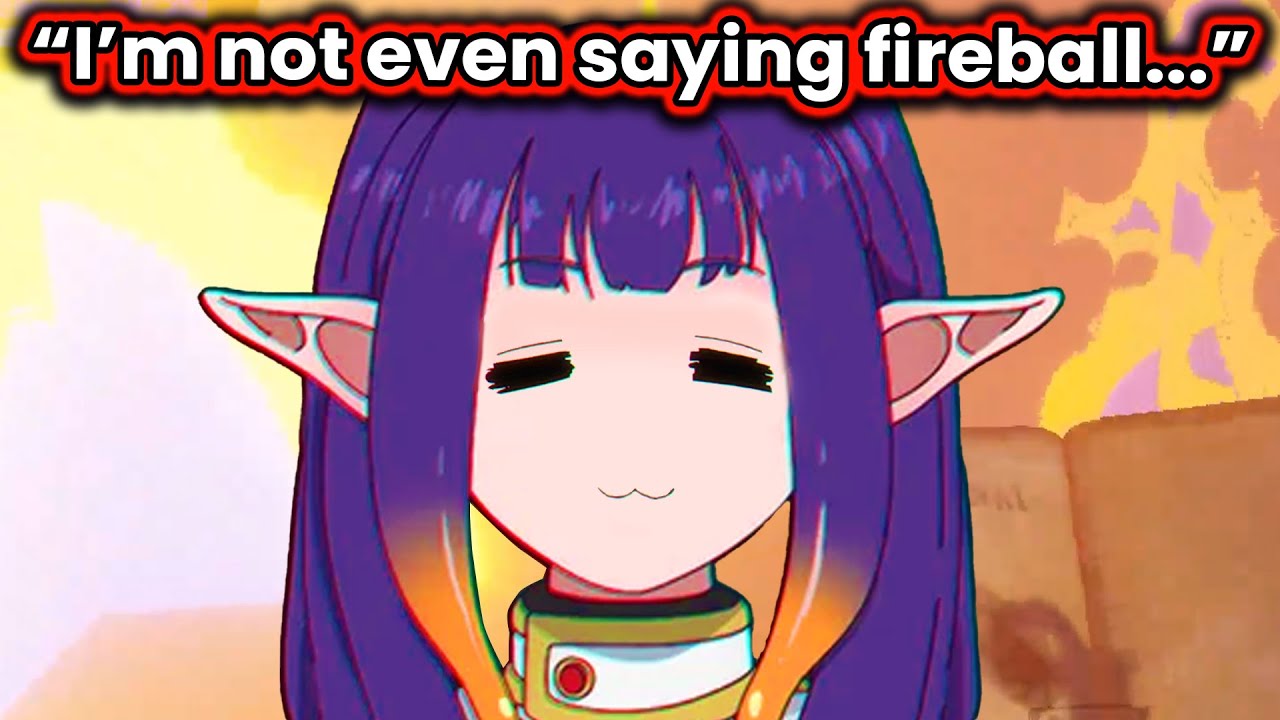Ina will never beat the Frieren allegations, she keeps accidentally casting spells