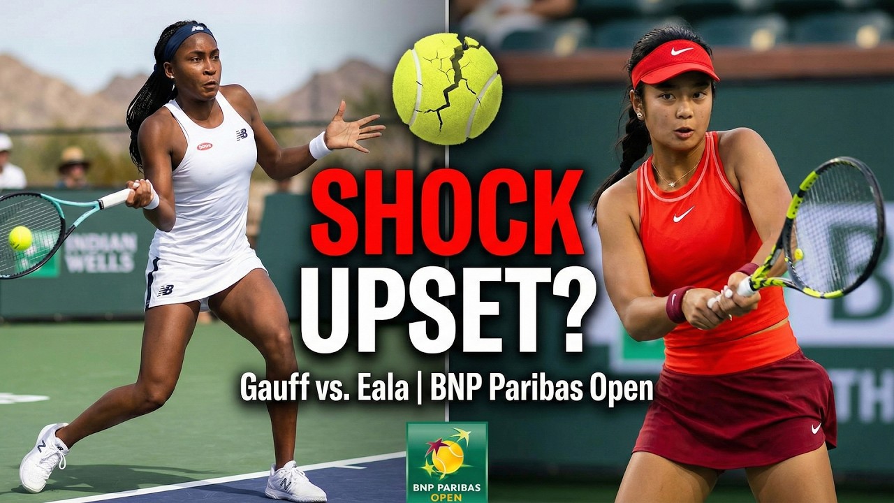 BREAKING : Alexandra Eala Takes on World #4 Coco Gauff in epic 3rd Round BNP Paribas Showdown!