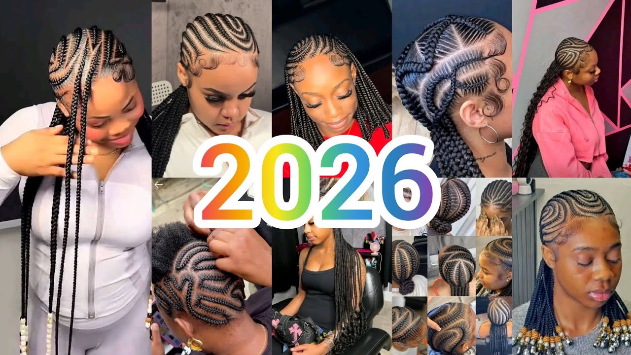 NEW AND LATEST GHANA WEAVING HAIRSTYLES /LATEST CORNROW BRAIDS HAIRSTYLES/STITCH BRAID HAIRSTYLES