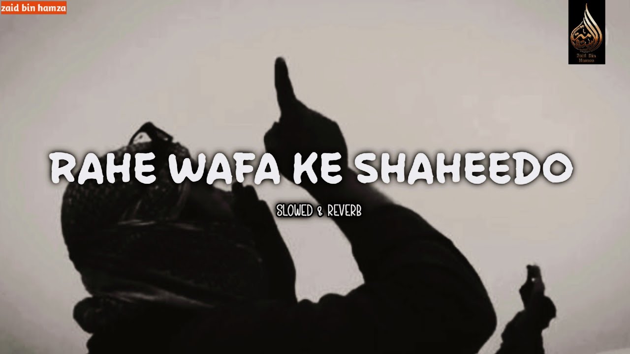 Rahe Wafa Ke Shaheedo || Slowed + Reverb | Tribute For Palestine 🇵🇸 | ‎⁨@zaidbinhamza19