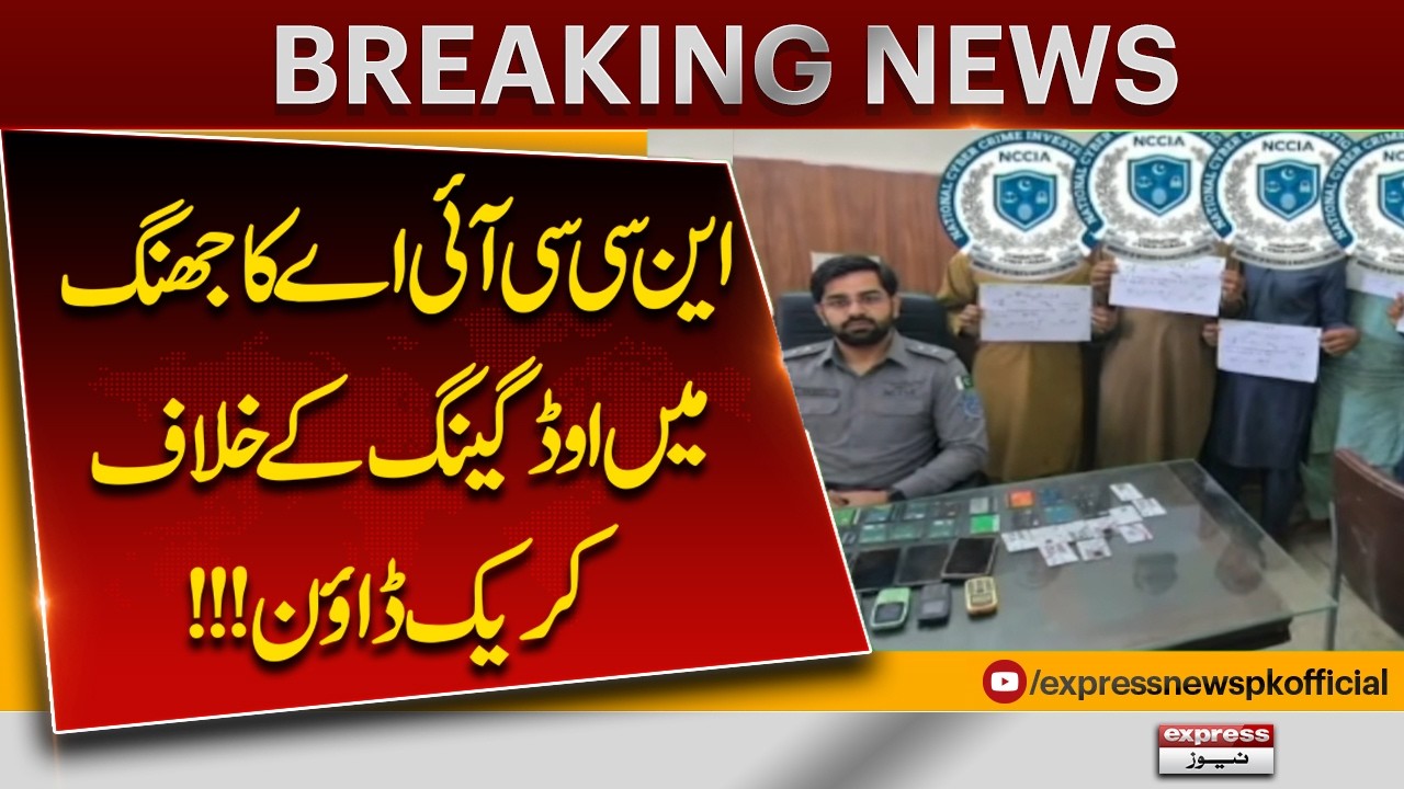 NCCIA Ka Jhang Mein OAD Gang Ke Khilaf Bara Crackdown | Breaking News | Pakistan News