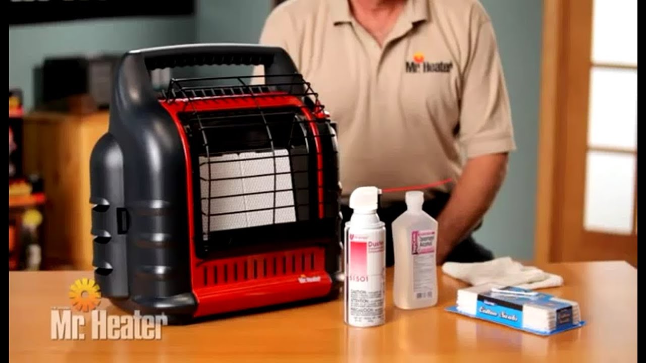 Mr. Heater F274800 MH18B Big Buddy Portable Propane Heater - Cleaning and Maintenance