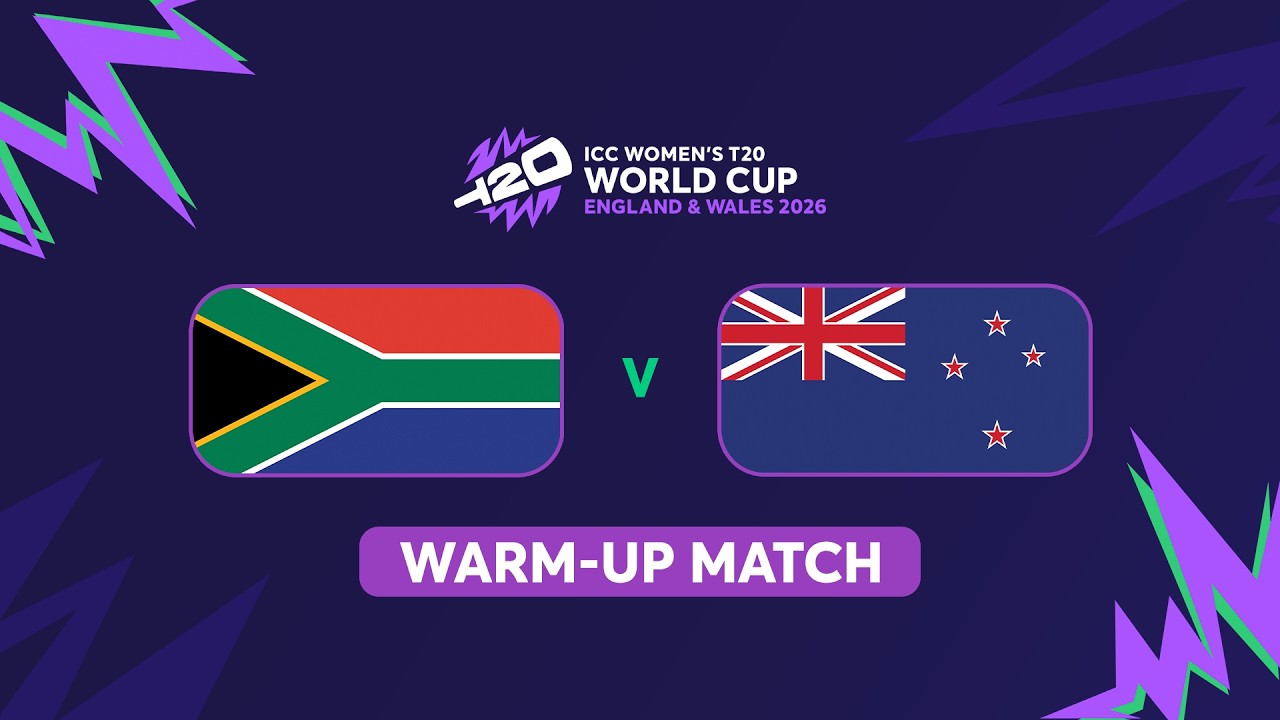 ICC Women's T20 World Cup 2026 Warm-up 10: South Africa vs New Zealand #t20worldcup