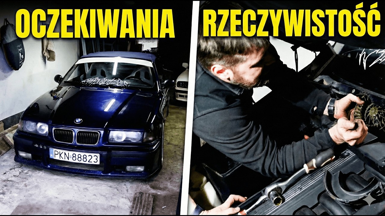 Jeździł CABRIO E36 bez ogrzewania przez 1,5 ROKU