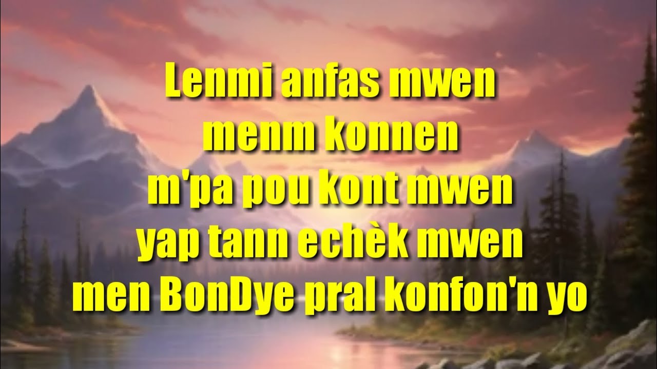 Stanley Georges_ Lap konbat pou ou_ Official Video Lyrics