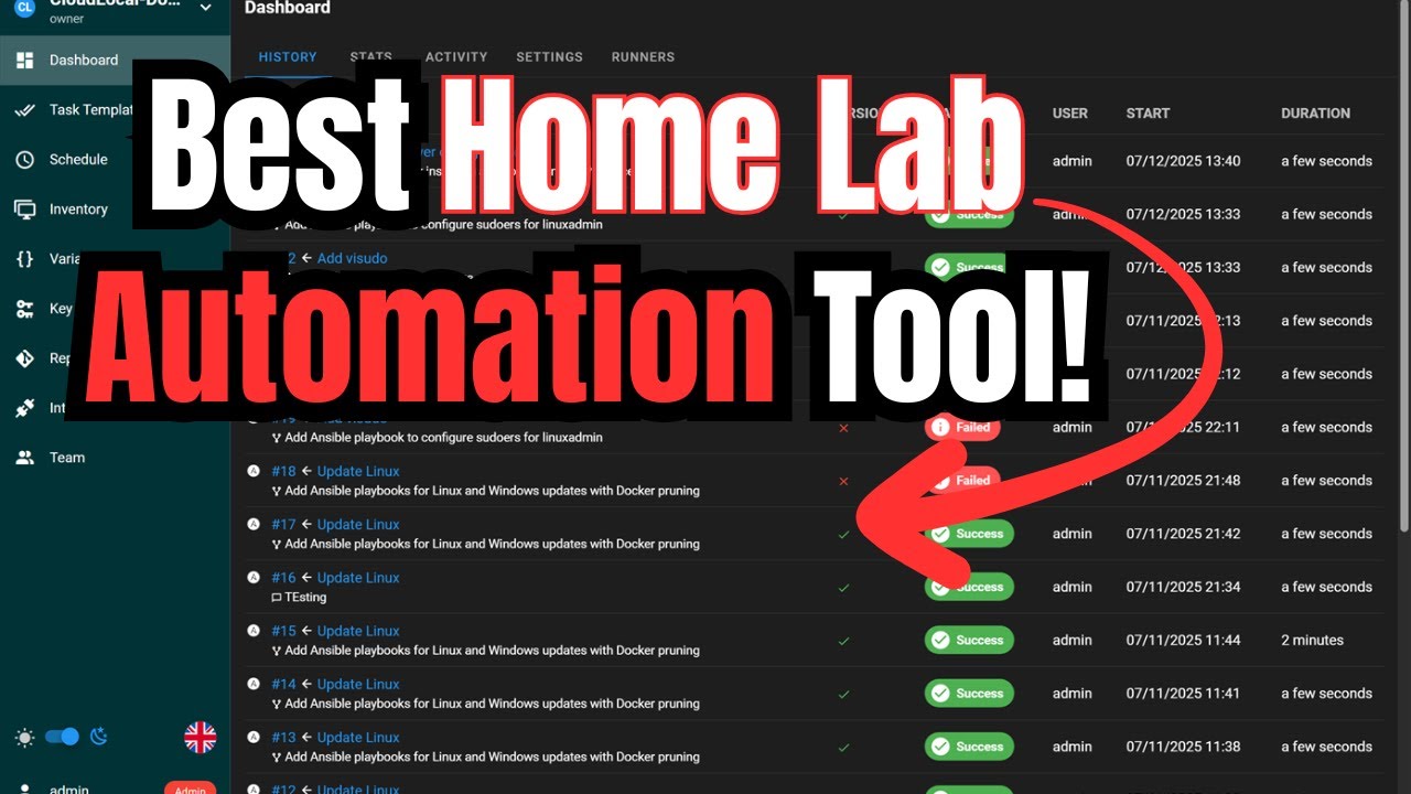 Лучший инструмент автоматизации домашней лаборатории: Semaphore UI