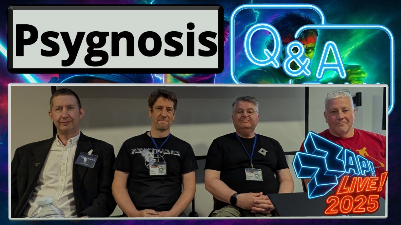 Psygnosis Software - Chris Stanley, Mike Clarke & Russel Kay - Q&A Zzap! Live 2025 Event, Kenilworth