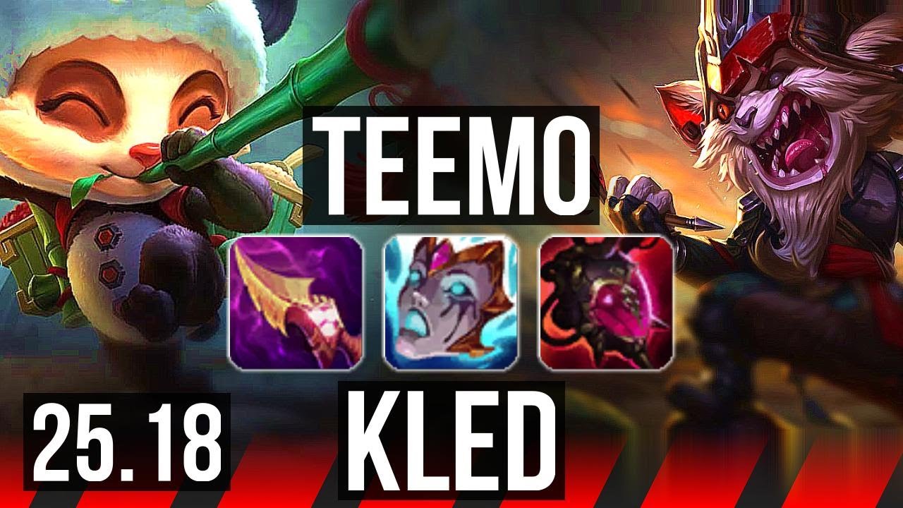 TEEMO vs KLED (TOP) | 7/3/8 | KR Master | 25.18